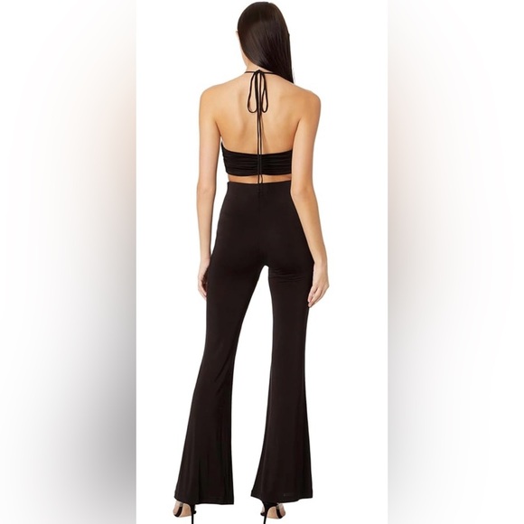 AllSaints Ophelia Black Jumpsuit Size 10 NWT - Picture 4 of 14